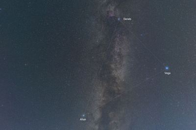野鹿荡的秋季星空